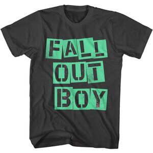 Fall Out Boy Scrabble Logo Unisex Graphic Tee Alt Rock Punk Band T-Shirt 51
